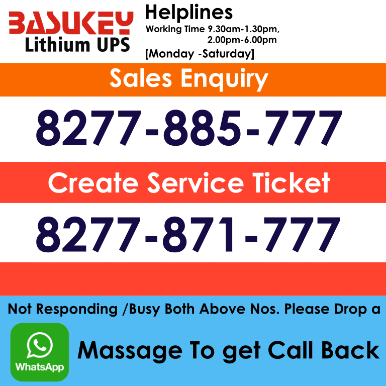 Basukey Lithium UPS Contact Number